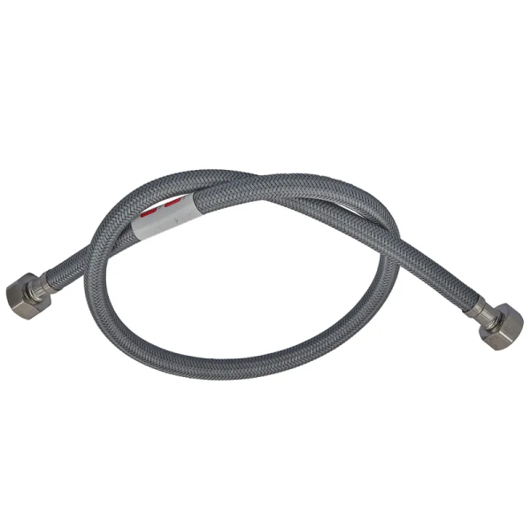 Гнучке підведення Zerix ZHN-02-FF1/2"-100 (нейлонове обплетення, гайки нерж) (ZX5142)