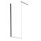 Душова перегородка Mixxus Premium FLAT SP02-120x200-TR Black Walk-In прозоре скло 8мм (MI6857)