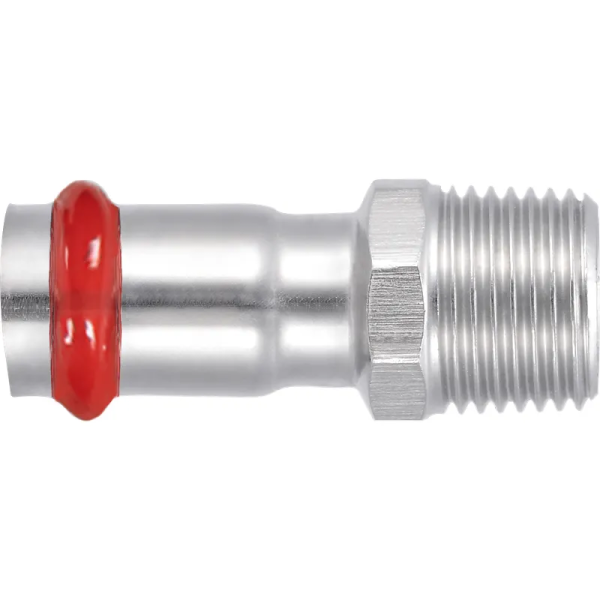 Перехідник із зовнішньою різьбою Koer KQ.A1808M Press-Inox AISI 304 18x3/4" (KR6280)
