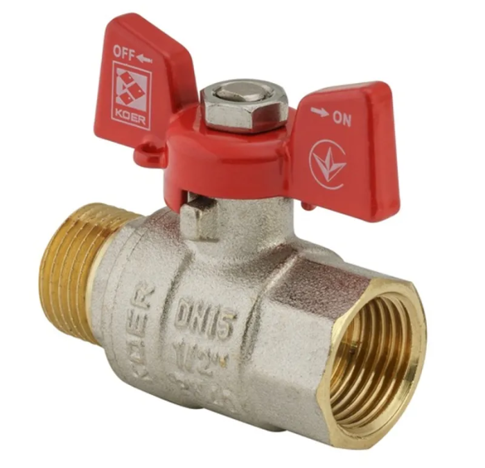 Кран кульовий Koer 1/2" ГШМ (KR.218) (KR0034)