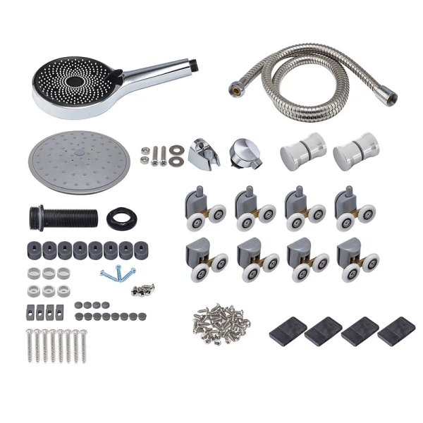 Комплект фурнітури для душового боксу Mixxus Strong SCP01-SET Chrome (MI8162)