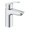 Одноважільний змішувач для раковини S-Size Grohe Eurosmart New з натискним донним клапаном (23922003)