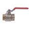 Кран кульовий Nolf classic NFC.621-40-1 1/2" FM ГШВ, ручка "важіль" червона (NF3142)