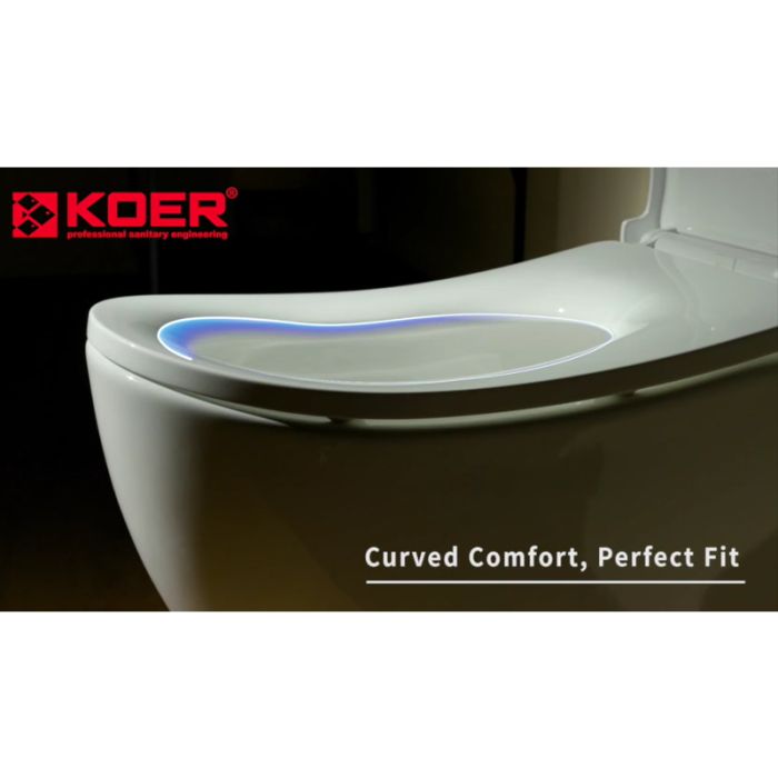 Унітаз-компакт ергономічний Koer TT-0201-T3 675x390x860mm система змиву TORNADO 3.0 (KR5613)