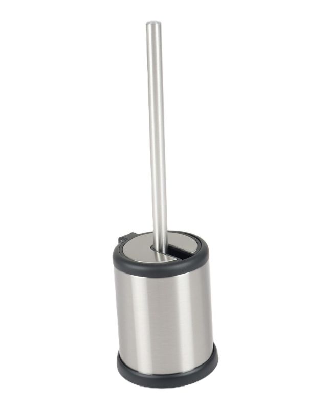 Йоржик для унітазу підлоговий Mixxus Topper-TB0201 SS Color колір нержавійка (MI7093)
