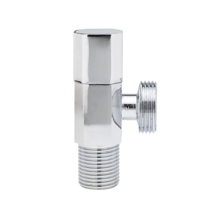 Кран кульовий для підключення сантехприладів Sanlux ST-501 - 1/2"x3/4" (SL2929)