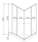 Душова кабіна з низьким піддоном Mixxus CUBIC SCT01-90x90x195-FB CHROME матове скло 4мм (MI6903)