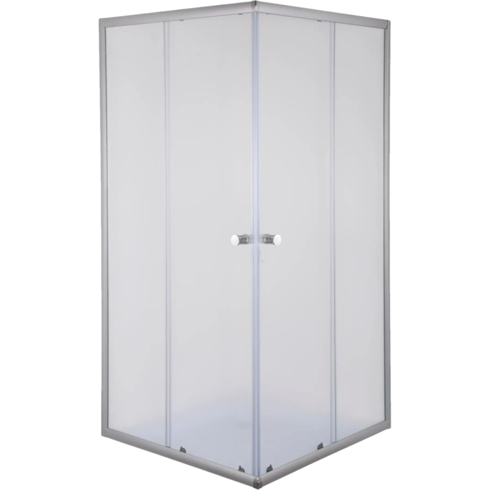 Душова кабіна з низьким піддоном Mixxus CUBIC SCT01-90x90x195-FB CHROME матове скло 4мм (MI6903)