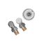 Комплект для підключення радіатора Koer SET-23 - 1/2'' кутовий з термоголовкою, клікове кріплення (KR5284)