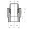 З'єднувальна муфта ЗР 32x3 /4M PPR Koer K0098.PRO (KP0117)