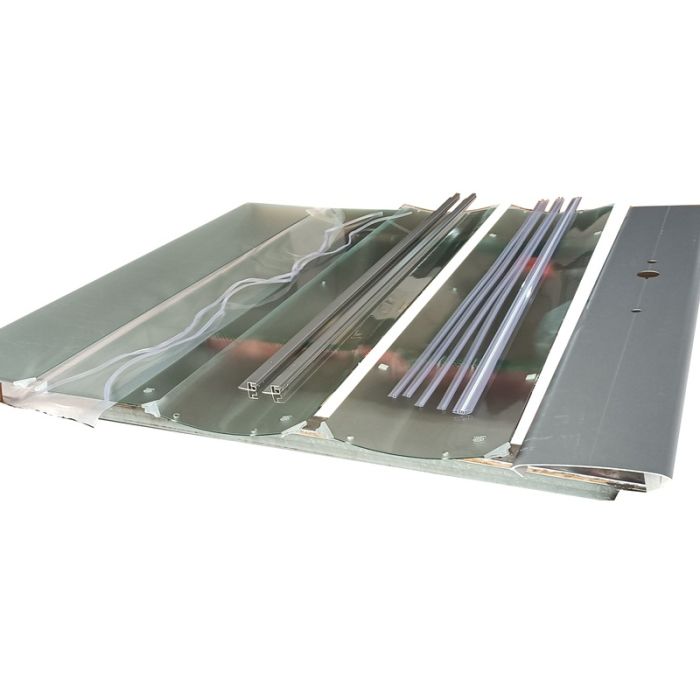 Бокс душовий без гідромасажу Mixxus STRONG SB01-90x90x215-FB SATIN з високим піддоном (MI6884)