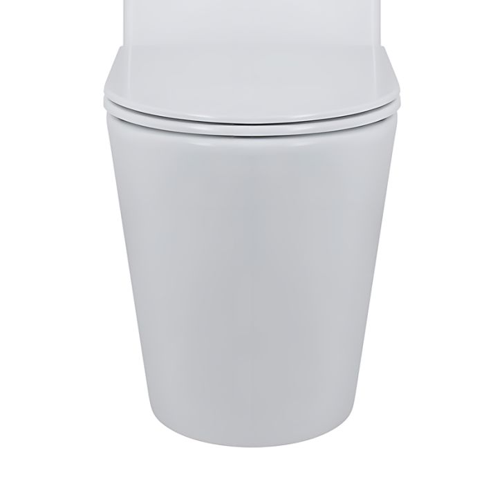 Чаша унітазу-компакту Mixxus Bevel-0403-T3 Bowl 640х360х835 Tornado 3.0 без сидіння (MI8349)