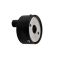 Чашка декоративна Mixxus TCC-01 BLACK (кругла) для маскування кабелю (колір чорний) (MI6638)