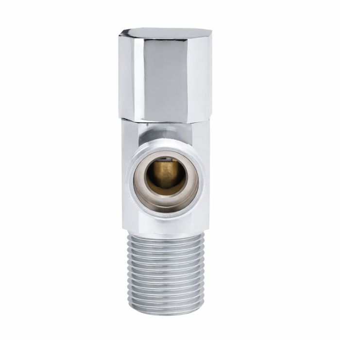 Кран кульовий для підключення сантехприладів Sanlux ST-501 - 1/2"x1/2" (SL2928)