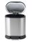 Відро для сміття з плавним закриттям овальне Mixxus Premium Strong-TC0105 SS Color 5л колір наржавійка (MI7080)