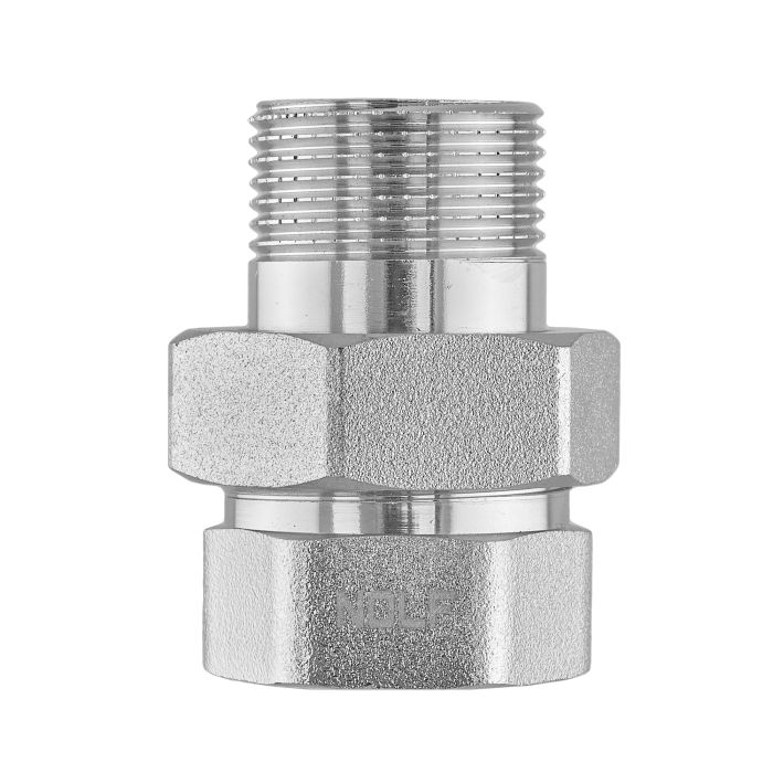 Згін американка Nolf NFC.511-40 - 1-1/2" прямий нікельований (NF3234)