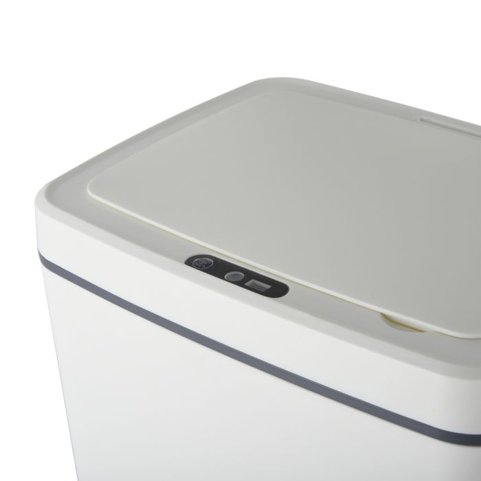 Відро для сміття сенсорне прямокутне Mixxus WAVE-TC0110 White 10 л колір білий (MI7073)