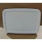 Відро для сміття сенсорне прямокутне Mixxus WAVE-TC0110 White 10 л колір білий (MI7073)