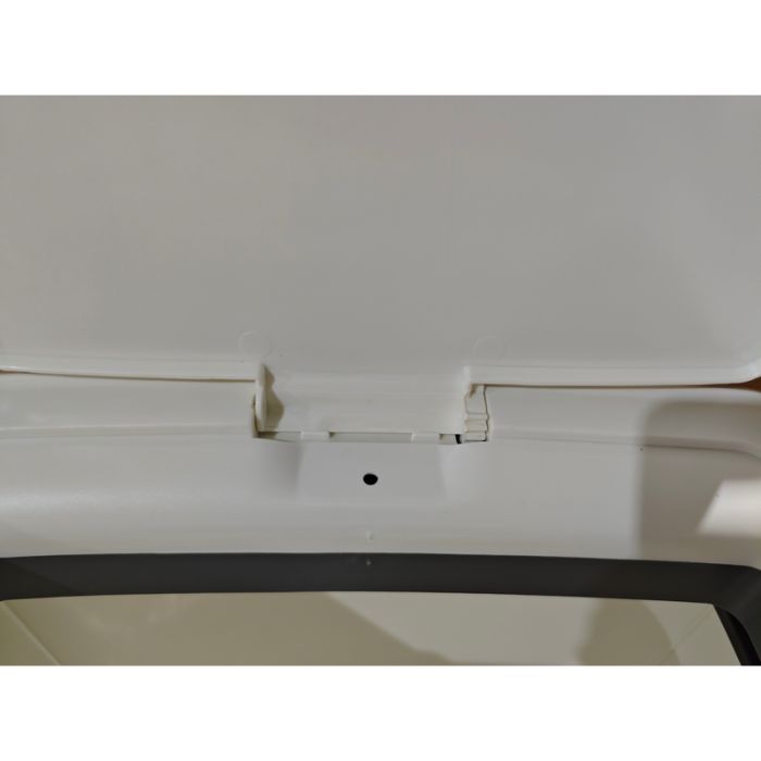 Відро для сміття сенсорне прямокутне Mixxus WAVE-TC0110 White 10 л колір білий (MI7073)