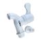 Кран для холодної води PVC (White) Plamix PVS-1/2" (PM0632)