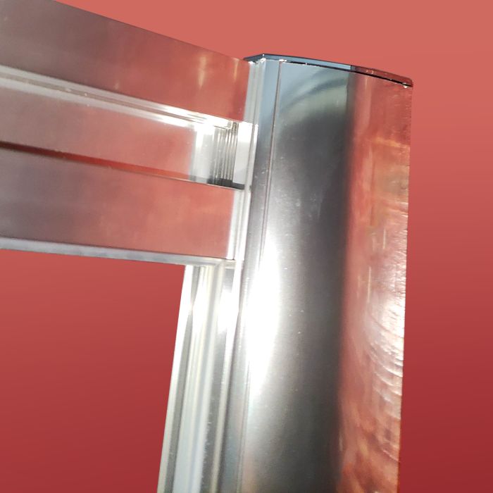 Двері в нішу Koer SR SD05-120x200-TR-01 прозоре скло Easy Clean 6мм, хром (KR5405)