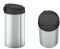 Відро для сміття сенсорне кругле Mixxus Premium Ellipse-TC0109 Chrome-Black 9л (хром-чорне) (MI7083)