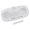 Відро для сміття сенсорне прямокутне Mixxus Wave-TC0414 White 14 л (колір білий) (MI8405)