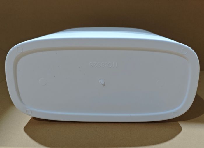 Відро для сміття сенсорне прямокутне Mixxus Wave-TC0414 White 14 л (колір білий) (MI8405)