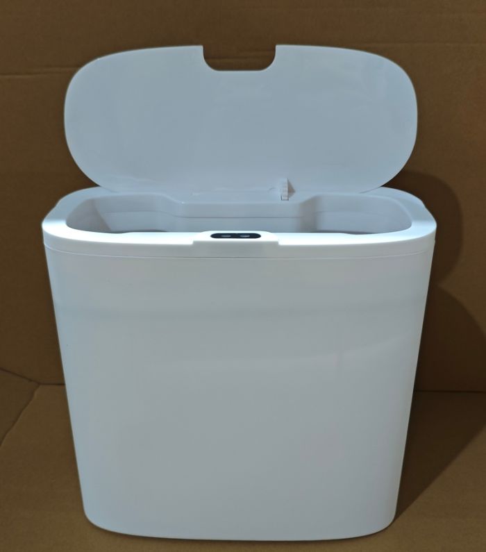 Відро для сміття сенсорне прямокутне Mixxus Wave-TC0414 White 14 л (колір білий) (MI8405)