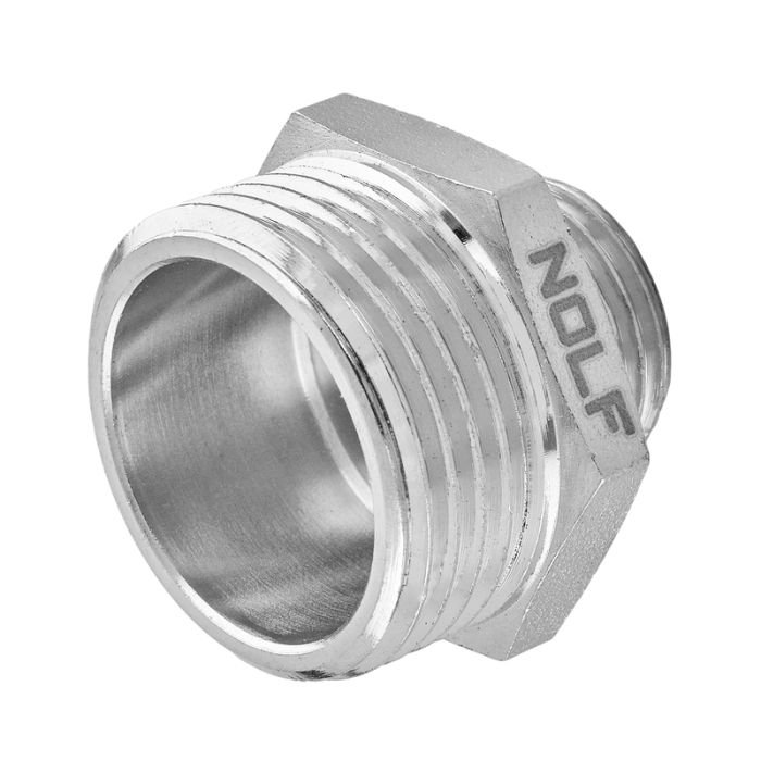 Ніпель редукційний Nolf NFC.N0810-N-1"x3/4'' нікельований (NF3085)
