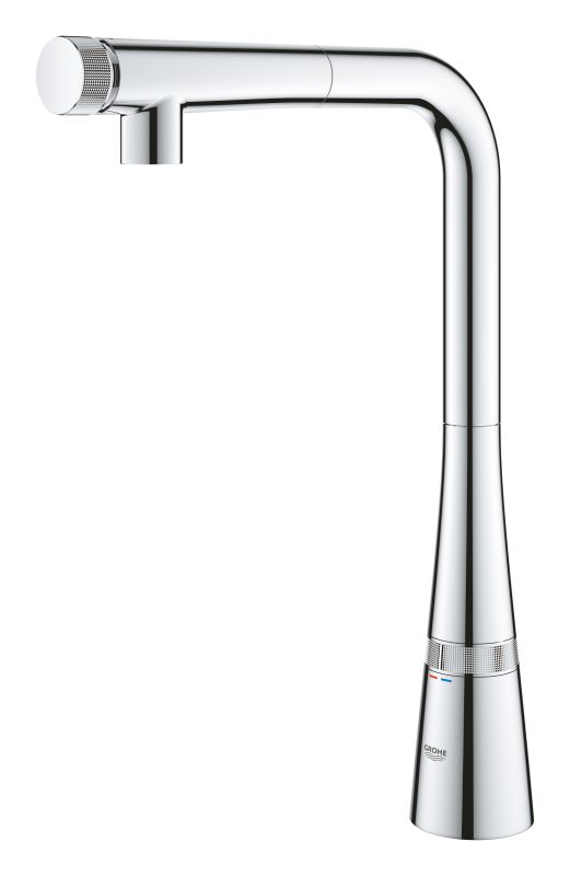Змішувач для кухні з висувним виливом Grohe Zedra SmartControl (31593002)