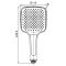 Лійка для душу Koer KP-0402-03 (3 функції) (KR4987)