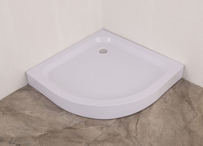 Душова кабіна з низьким піддоном Mixxus PLAIN SCT02-90x90x195-FB SATIN матове скло 4мм (MI6896)