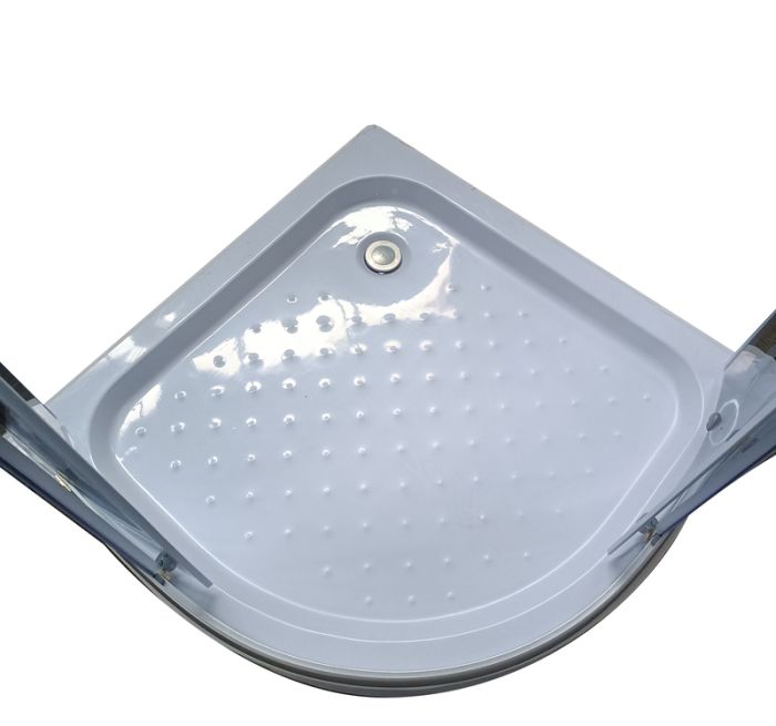 Душова кабіна з низьким піддоном Mixxus PLAIN SCT02-90x90x195-FB SATIN матове скло 4мм (MI6896)
