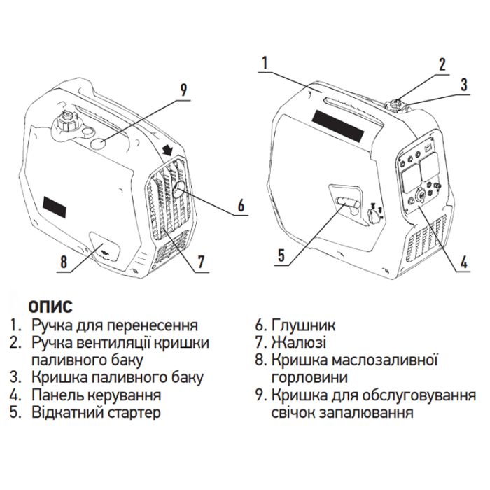Генератор бензиновий інверторний Koer KU.2000i (KR3426)