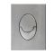 Панель змиву Koer KT-0606-02 157x198x10mm пластикова, кнопка закруглена (SS Color) (KR6238)