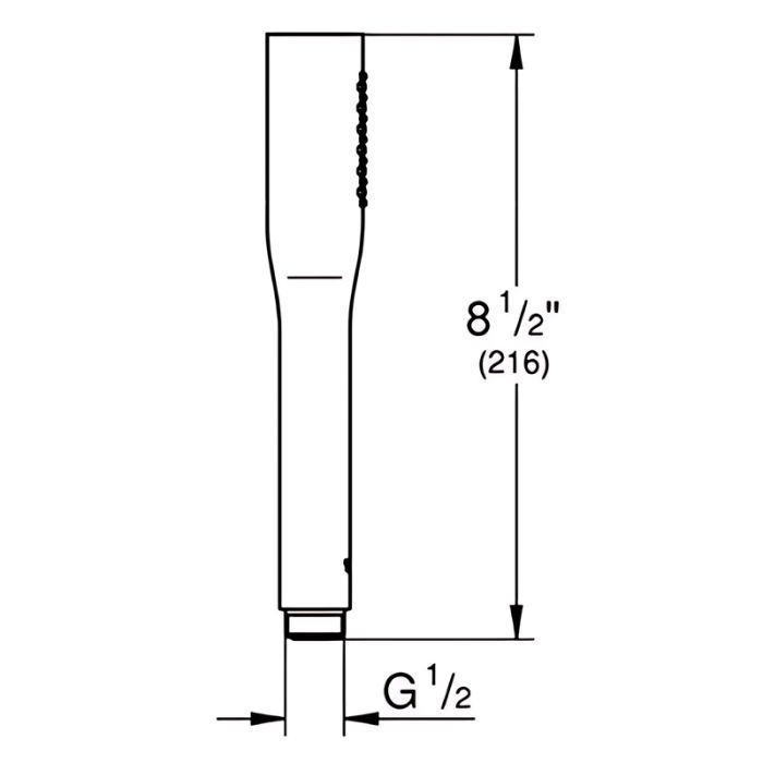 Ручний душ Grohe Euphoria Cosmopolitan Stick 1 режим (22126KF0)