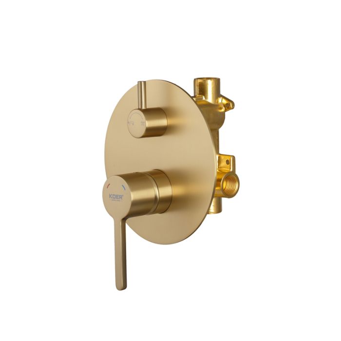 Вбудована душова система Koer KB-66029-12 3 функції (Колір матове золото) (KR5957)