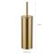 Йоржик для унітазу підлоговий Mixxus Ellipse-TB0202 Brushed Gold (колір матове золото) (MI8401)