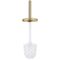 Йоржик для унітазу підлоговий Mixxus Ellipse-TB0202 Brushed Gold (колір матове золото) (MI8401)