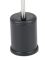 Йоржик для унітазу підлоговий Mixxus Topper-TB0201 Black колір чорний (MI7095)