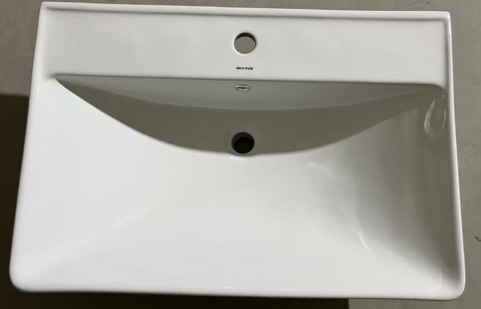 Раковина меблева MIXXUS PREMIUM STYLE-1502 700х480х190mm з отвором під змішувач та переливом (MP6499)