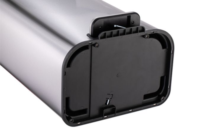Відро для сміття з плавним закриттям прямокутне Mixxus Cubic-TC0105 SS Color 5л колір наржавійка (MI7088)