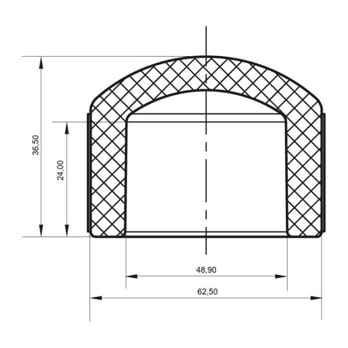 Заглушка для труби 50 PPR Koer K0063.PRO (KP0074)