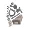 Змішувач для ванни Mixxus Premium DERBY 006 (EURO) GRAPHITE (MI6608)