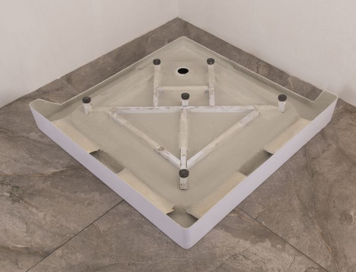 Душова кабіна з низьким піддоном Mixxus CUBIC SCT01-100x100x195-FB CHROME матове скло 4мм (MI6904)