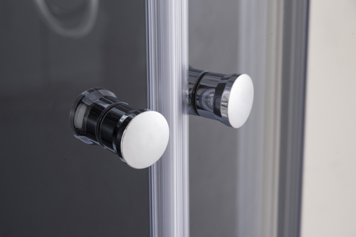 Душова кабіна з низьким піддоном Mixxus CUBIC SCT01-100x100x195-FB CHROME матове скло 4мм (MI6904)