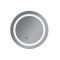 Дзеркало Mixxus PLAIN MC02-60-CASE з Led Touch, Anti-fog, димером, регулятором яскравості, годинником (MI6661)