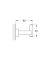 Гачок для халату Grohe Essentials Cube New (40511001)