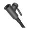 Змішувач для кухні Zerix Atrium-011-T Graphite Refl.Black (Колір графіт+силік.вилив чорний) (ZX6106)
